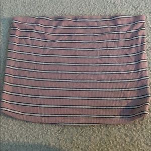 stripped tube top